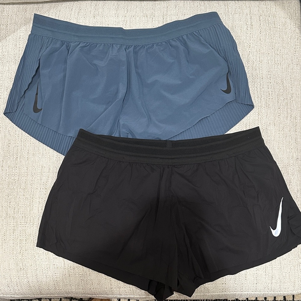 Nike Women's Athletic Shorts - Black and Gray